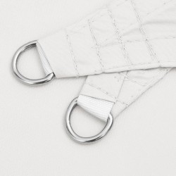 Voile de parasol tissu oxford triangulaire 5x7x7 m blanc 550263550263