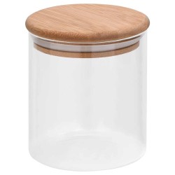 Pots de conservation en verre couvercle en bambou 10 pcs 600 ml 550287550287