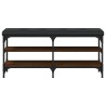 Banc à chaussures chêne marron 102x32x47 cm bois d'ingénierie 550291550291