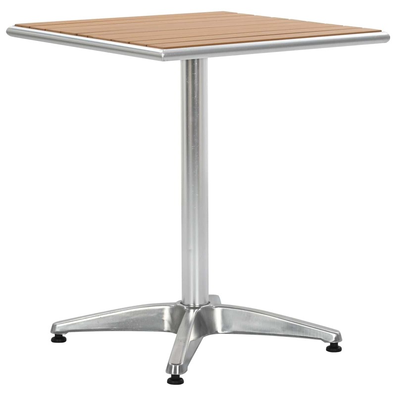 table Argenté Aluminium et Plastique 550303550303