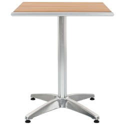 table Argenté Aluminium et Plastique 550303550303