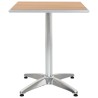 table Argenté Aluminium et Plastique 550303550303