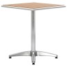 table Argenté Aluminium et Plastique 550303550303