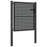 Portail de jardin Anthracite 100x100 cm Acier 550370550370