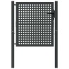 Portail de jardin Anthracite 100x100 cm Acier 550370550370