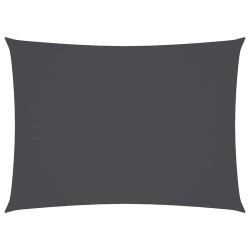 Voile de parasol tissu oxford rectangulaire 2,5x4 m anthracite 550379550379