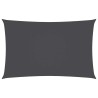 Voile de parasol tissu oxford rectangulaire 5x8 m anthracite 550380550380