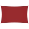 Voile de parasol tissu oxford rectangulaire 2,5x5 m rouge 550384550384