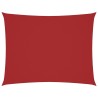 Voile de parasol Tissu Oxford rectangulaire 4x6 m rouge 550391550391