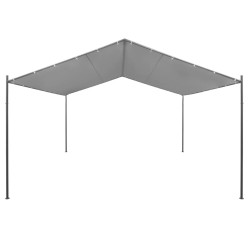 Belvédère de jardin Acier 400 x 400 x 260 cm Anthracite 550393550393