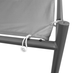 Belvédère de jardin Acier 400 x 400 x 260 cm Anthracite 550393550393