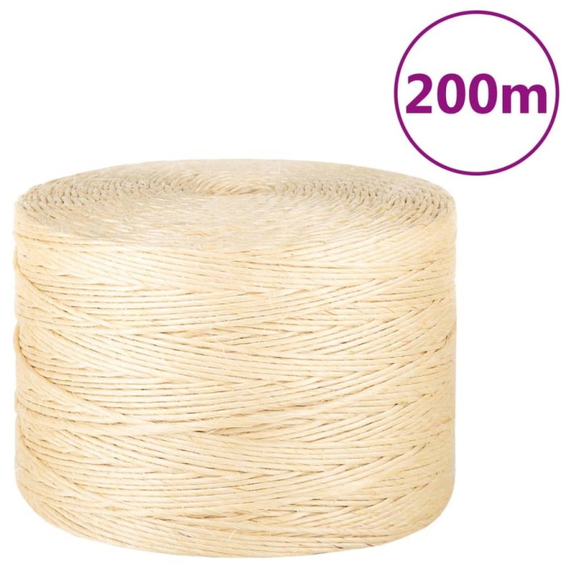Corde 100 % sisal 3 mm 200 m 550448550448