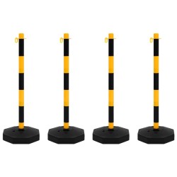 Ensemble de poteaux à chaîne avec chaîne en plastique 10 m 550465550465