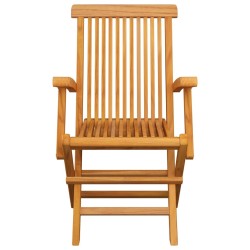 Chaises de jardin avec coussins bleu lot de 6 Bois teck massif 550482550482