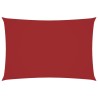 Voile de parasol tissu oxford rectangulaire 3x5 m rouge 550535550535