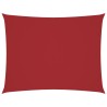 Voile de parasol tissu oxford rectangulaire 2,5x4 m rouge 550552550552
