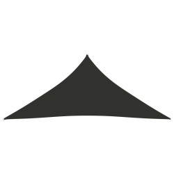 Voile de parasol tissu oxford triangulaire 5x6x6 m anthracite 550559550559