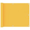 Écran de balcon Jaune 75x400 cm Tissu Oxford 550585550585