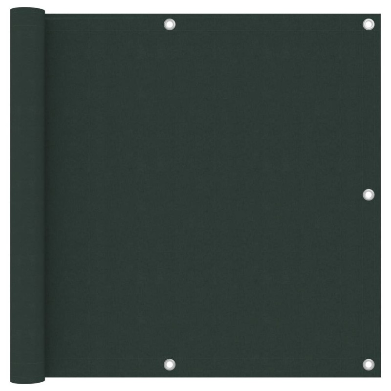 Écran de balcon Vert foncé 90x600 cm Tissu Oxford 550586550586