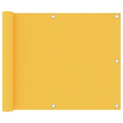 Écran de balcon Jaune 75x600 cm Tissu Oxford 550589550589