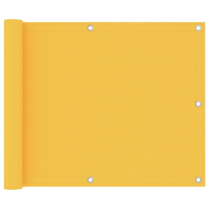 Écran de balcon Jaune 75x600 cm Tissu Oxford 550589550589