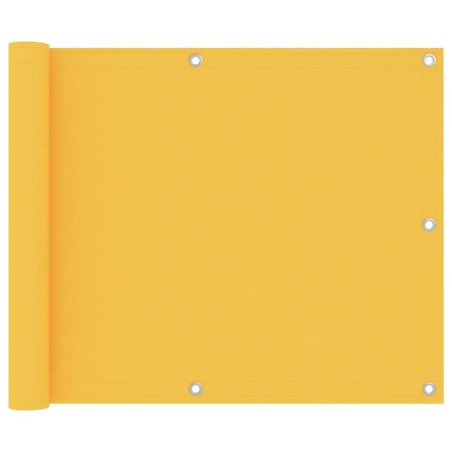Écran de balcon Jaune 75x600 cm Tissu Oxford 550589550589