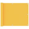 Écran de balcon Jaune 75x600 cm Tissu Oxford 550589550589