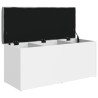 Banc de rangement Blanc 102x42x45 cm Bois d'ingénierie 550609550609