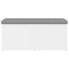 Banc de rangement Blanc 102x42x45 cm Bois d'ingénierie 550609550609
