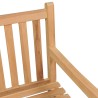 Banc de jardin avec coussin vert 175 cm Bois de teck massif 550623550623