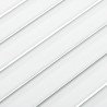 Portes d'armoire à persiennes 2pcs blanc 61,5x39,4cm pin massif 550632550632