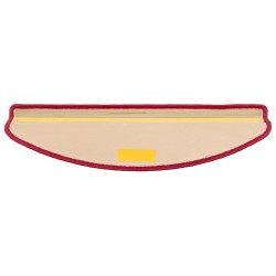 Tapis d'escalier autoadhésifs 5 pcs 65x21x4 cm Rouge 550641550641