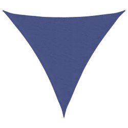 Voile de parasol Tissu Oxford triangulaire 4,5x4,5x4,5 m Bleu 550650550650