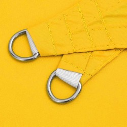 Voile de parasol tissu oxford carré 4x4 m jaune 550651550651