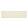 Banc de jardin avec coussin crème 175 cm Bois de teck massif 550673550673