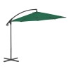 Parasol de jardin en porte-à-feux avec mât en acier 300 cm Vert 550678550678