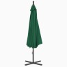 Parasol de jardin en porte-à-feux avec mât en acier 300 cm Vert 550678550678