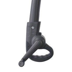 Parasol de jardin en porte-à-feux avec mât en acier 300 cm Vert 550678550678