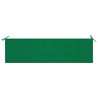 Banc de jardin avec coussin vert 175 cm Bois de teck massif 550679550679