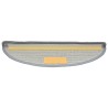 Tapis d'escalier 10 pièces 56 x 17 x 3 cm Gris Demi-rond 550688550688