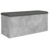 Banc de rangement gris béton 102x42x45 cm bois d'ingénierie 550691550691