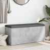 Banc de rangement gris béton 102x42x45 cm bois d'ingénierie 550691550691