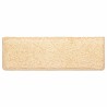 Tapis d'escalier 10 pièces 65 x 21 x 4 cm Crème Bord rectangulaire 550699550699