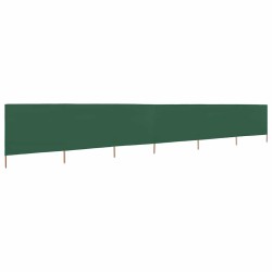 Paravent 6 panneaux Tissu 800 x 80 cm Vert 550724550724