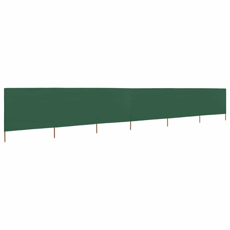 Paravent 6 panneaux Tissu 800 x 80 cm Vert 550724550724