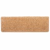 Tapis d'escalier 10 pièces 65 x 21 x 4 cm Beige Bord rectangulaire 550736550736
