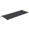 Banc de jardin avec coussin anthracite 150 cm Teck massif 550742550742