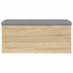 Banc de rangement Chêne Sonoma 102x42x45 cm Bois d'ingénierie 550752550752