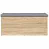 Banc de rangement Chêne Sonoma 102x42x45 cm Bois d'ingénierie 550752550752