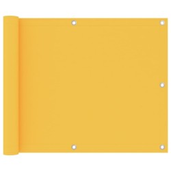 Écran de balcon Jaune 75x300 cm Tissu Oxford 550755550755